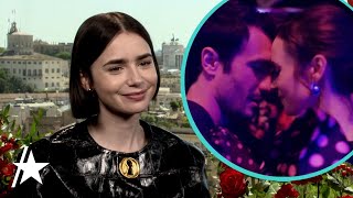 Lily Collins Reveals Why New Love Interest In ‘Emily In Paris’ Is PERFECT [upl. by Acinoj245]