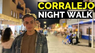 Corralejo Main Street NIGHTLIFE WALK Fuerteventura 2022 [upl. by Aneeh226]