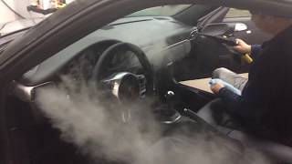 Steam Cleaning Car Vents Air Duct System  RS AUTO SPA [upl. by Sassan]