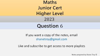 2023 JC HL Question 6 [upl. by Leilamag]