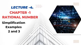 Rational number  Lecture 4  Chapter 1  class 8th maths rationalnumbers ramanujan ncert [upl. by Debbra]