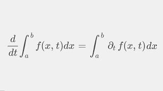 The Leibniz rule for integrals The Derivation [upl. by Oirrad]