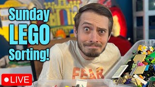 Sunday LEGO Sorting Livestream [upl. by Ahsenit986]