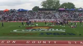 Cedaredge Track amp Field Boys win the 4x2 state title  2018 [upl. by Kemme]