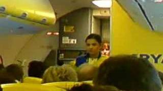 Ryanair safety demo [upl. by Hammerskjold]