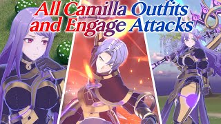 Fire Emblem Engage  All Emblem Camilla Engage Appearances and Attacks [upl. by Dihaz]