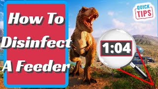 Jurassic World Evolution 2  How To Disinfect A Feeder [upl. by Josephine]