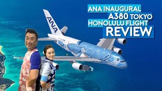 ANA A380 Flying Honu Inaugural Flight Tokyo Honolulu [upl. by Gottfried]