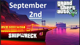 GTA V Online Shipwreck Location For September 02 2024 [upl. by Pantia966]