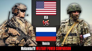 USA vs Rosja 2024  Porównanie siły militarnej [upl. by Ursas]