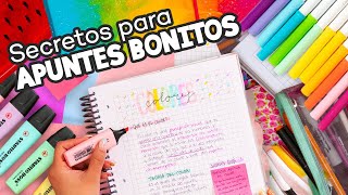 Cómo hacer APUNTES BONITOS y FÁCILES ✄ Craftingeek [upl. by Ihtraa928]