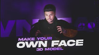 Make Your Own Face 3D Model Blender Tutorial Amdroid [upl. by Hedwiga]