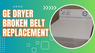 GE Dryer Belt Replacement [upl. by Mariellen323]