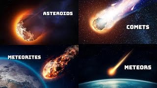 What are Asteroids Comets Meteorite and Meteors – Hindi – Quick Support [upl. by Nallid]