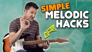 Become A Melodic Guitar God With These 5 Simple Guitar Hacks [upl. by Koball]