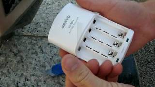 Sanyo Eneloop AA Batteries amp Charger Unboxing Linus Tech Tips [upl. by Denby]