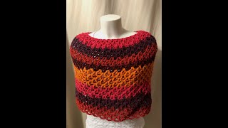 Tuto cape pèlerine au crochet [upl. by Nalra]