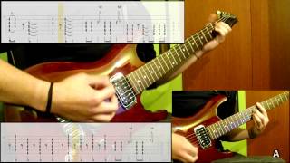 Weezer  Say It Aint So Guitar Cover Play Along Tabs In Video [upl. by Ollehcram]