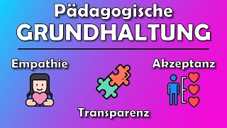 Pädagogische Grundhaltung  Erzieherwissen [upl. by Oberstone]