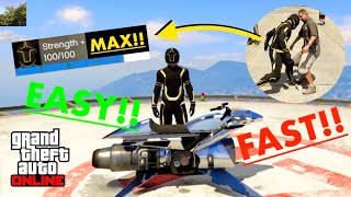 GTA V How to easily MAX out your strength online [upl. by Clyte]