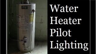 How to Light a Water Heater Pilot Light [upl. by Claudie]