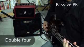 DOUBLE FOUR BG75 PHIL JONES BASS sound check [upl. by Piks]