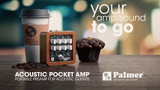 Palmer POCKET AMP ACOUSTIC  Portable Preamp for Acoustic String Instruments [upl. by Neural]