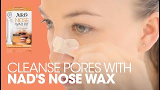 NADS NOSE WAX  Pore Cleanser [upl. by Annaitsirk]