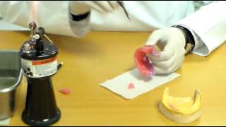 4Occlussal RimBlock Fabrication Part 1 Mandibular [upl. by Sidras]