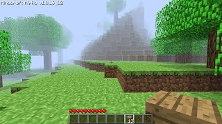 MINECRAFT Alpha v101602 HEROBRINE Seed exploring 1 hour [upl. by Eelyab]