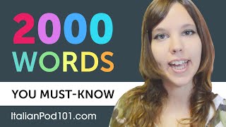 2000 Words Every Italian Beginner Must Know [upl. by Eiznikcm386]