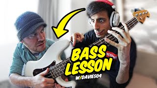 Slap Bass Lesson w Davie504 [upl. by Imoyik]