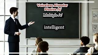 Voiceless alveolar plosive t  American English pronunciations english learnenglish [upl. by Alger574]