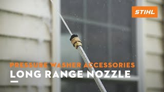 Long Range Detergent Nozzle  STIHL Pressure Washer Accessory [upl. by Yecats17]