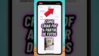 Como CRIAR PDF no iPhone Com FOTOS e IMAGENS shorts iphone pdf tecnologia tutoriais dicas [upl. by Krystal]