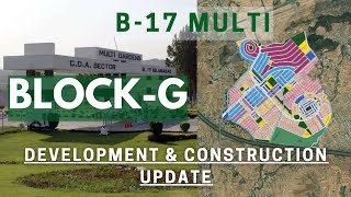 Aerial View of B17 Islamabad G Block Construction amp Development Latest Update [upl. by Akirret]