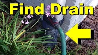 How To Find Drain in Your Yard [upl. by Ellehcyar127]