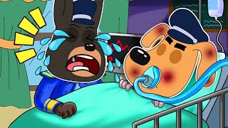 Sheriff Labrador Please Wake Up Officer Doberman Miss Labrador  Sheriff Labrador Animation [upl. by Anail]