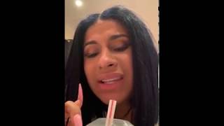 Cardi B IG Live 62619 iamcardib [upl. by Aitsirhc]