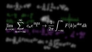 Deriving the Fourier Transform from Fourier Series [upl. by Etnahsa13]