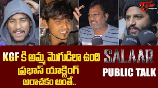 Salaar Public Talk  Salaar Public Review  Prabhas  TeluguOne [upl. by Platto339]