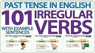 101 Irregular Verbs  Past Tense in English [upl. by Dukey754]