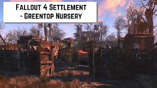 Fallout 4 Settlement  Greentop Nursery [upl. by Eylloh]