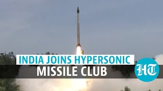 Watch India successfully tests hypersonic technology demonstrator vehicle [upl. by Norha]