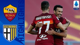 Roma 30 Parma  Mkhitaryans Brace Helps Roma to Third Consecutive Win  Serie A TIM [upl. by Blayze]