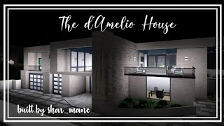 i made the new damelio house on roblox bloxburg house tour [upl. by Jaehne426]