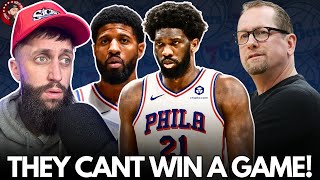 The Sixers are 212 Paul George is hurt Nick Nurse is worse than Brett Brown [upl. by Ispep]