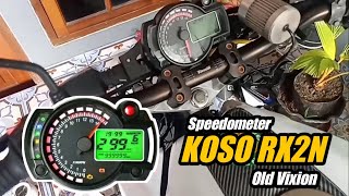 Tutorial Wiring Cara Pasang Speedometer Digital KOSO RX2N Replika di Old Vixion Lengkap [upl. by Harutek]