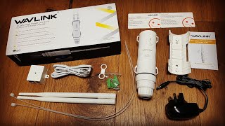 WAVLINK WiFi Range Extender 500M Range Coverage Outdoor and Indoor Unboxing and setup [upl. by Alikahs146]