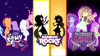 ALL MLPFiM Equestria Girls Opening Credits EG RR FG [upl. by Asseralc]